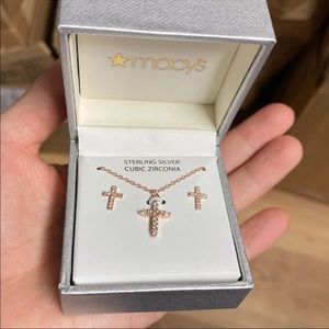 children's cubic zirconia 2PC